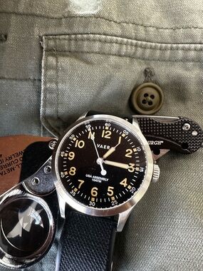 Vaer C5 Korean Field Watch Solar Movement and 40mm with extra strap